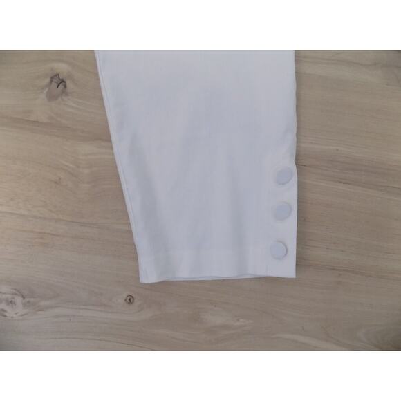 J Jill cropped pants white linen stretch size XL NWT - Picture 2 of 6